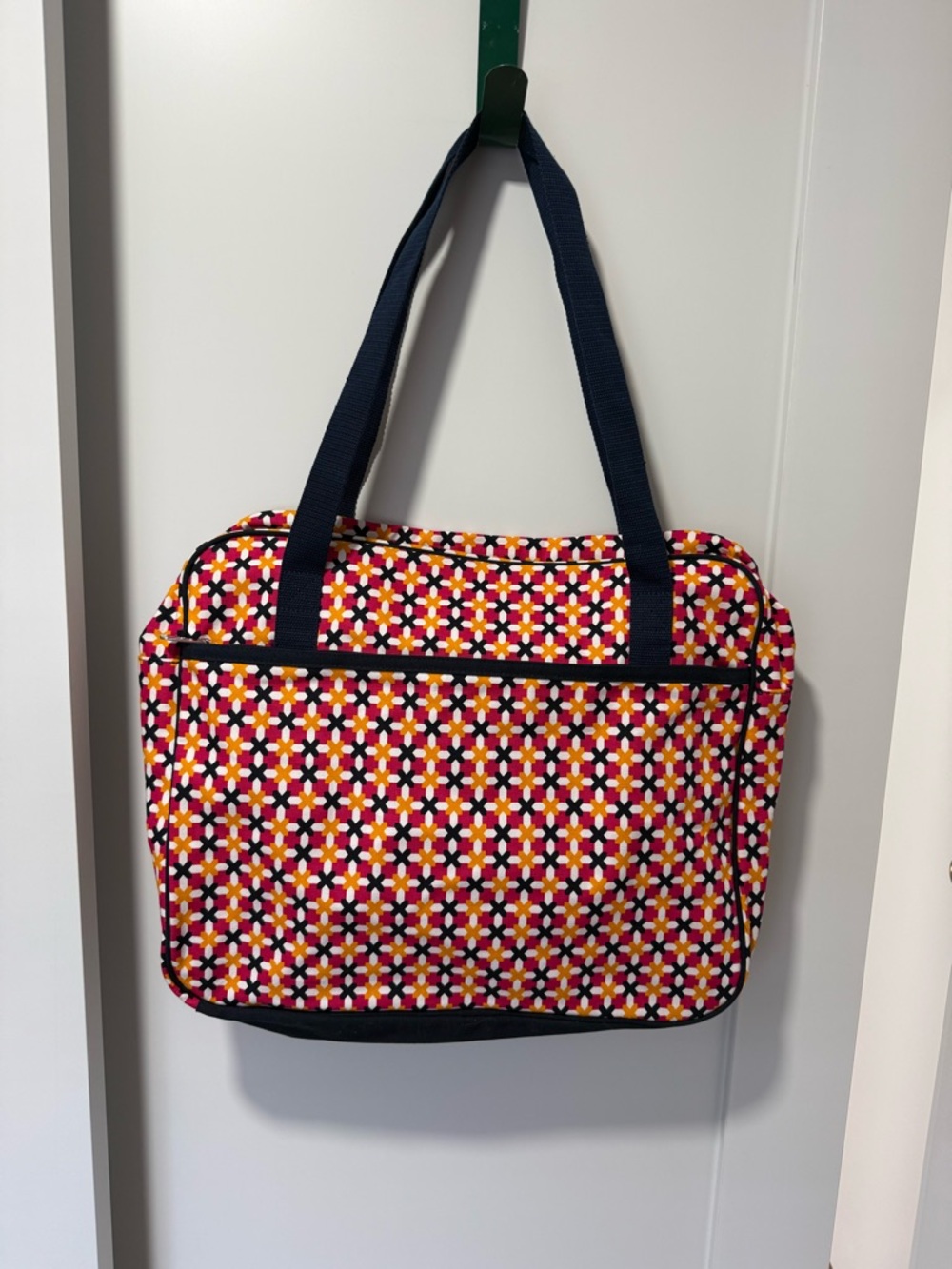 thirty-one Away for the Weekender Tote in Red, Yellow and Navy